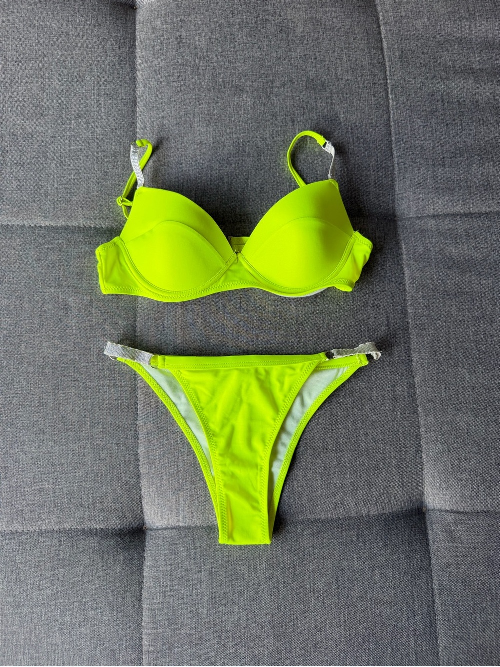 NEW Neon Lime Push-Up Bikini Set - Women Swim